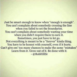 Sometimes you just have to move on!