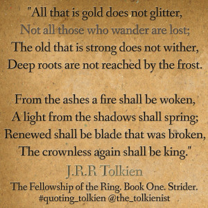 Jrr Tolkien Quotes All That Is Gold. QuotesGram