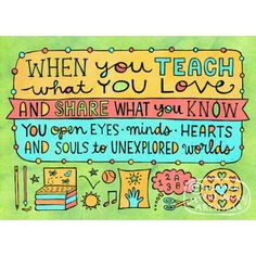 ... middle schools teacher gifts teaching quotes heart art education