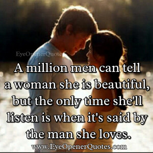 If the man she loves won’t tell her she will go find someone who ...