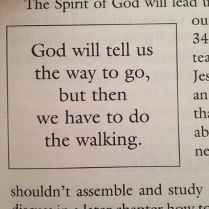 ... unfinished business keep you from God’s best. Step out. Obey His