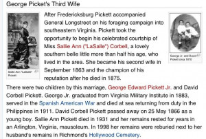 Pickett's third wife