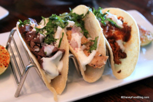 Taquiza Beef Chicken and Pork Tacos