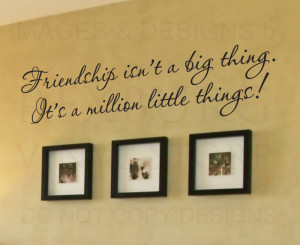 Wall-Decal-Quote-Sticker-Vinyl-Art-Friendship-is-a-Million-Things ...