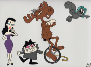 Rocky and Bullwinkle Cartoon Characters