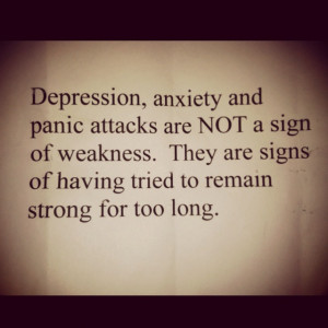 tell people that crying is not a sign of weakness, it's a sign of ...