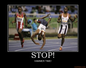 stop hammer time demotivational poster tags funny breakdance athletic