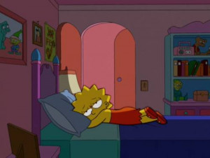 sad lisa - The Simpsons Picture