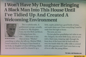 Won't Have My Daughter Bringing A Black Man Into This House Until ...