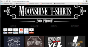 Mason Jar and Moonshine T Shirt