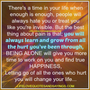 When Enough Is Enough..