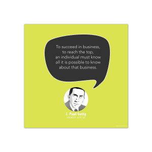 Reach the Top, J. Paul Getty - Startup Quote Poster (CG344044)