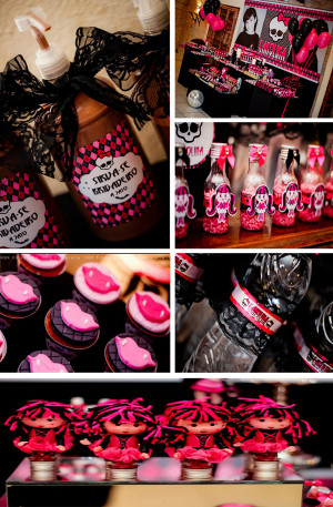 This spectacular MONSTER HIGH EIGHTH BIRTHDAY PARTY was submitted by ...