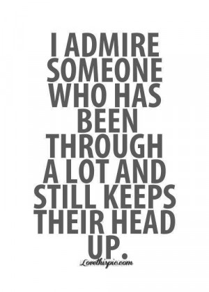 admire someone