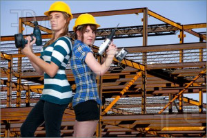 Female Construction Worker Clip Art