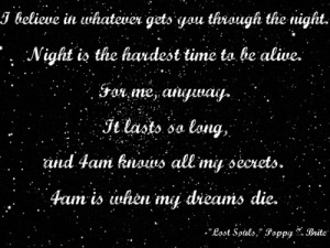 lonely nights quotes