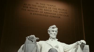Lincoln Memorial Quote - HD stock video clip