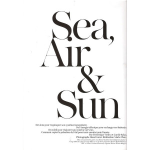 VOGUE Paris June/July 2011 / Sea, Air & Sun / Anja Rubik 안야 루빅 ...