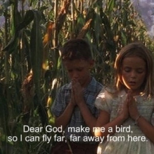... Jenny Curran (Hanna R. Hall): Dear God, make me a bird. So I could fly