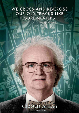 Jim Broadbent como Timothy Cavendish no pôster de A Viagem