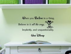 Walt Disney Vinyl Wall Art Inspirational Quotes and Saying Home Decor ...