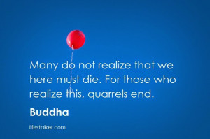 buddha quotes on life and death