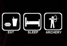 Funny Eat Sleep Play Archery TShirt Gift Unisex by DesignDepot123, $13 ...