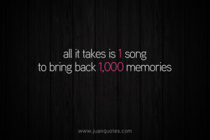 All it takes is 1 song to bring back 1,000 memories.