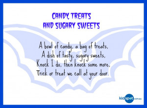 Trick or treat rhymes - 5 Halloween poems to print and recite on this ...