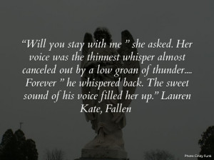 Fallen - Lauren Kate Quote