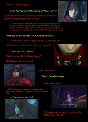 Vincent Valentine Quotes by