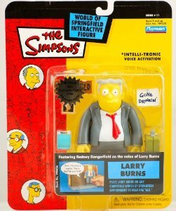 Simpsons Larry Burns Figure Features