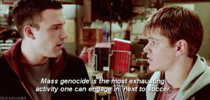 Gun Salesman: We call this piece the Fecalator. One look at it and the ...