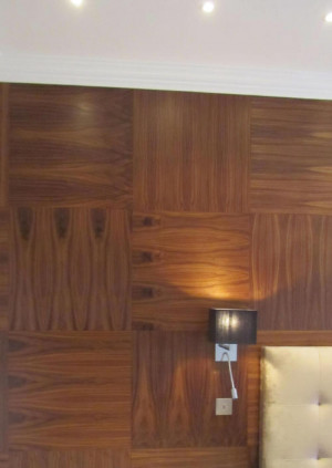 walnut wall panels