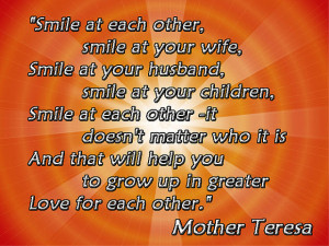 Each Other With Smile For