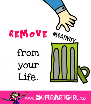 Remove negativity from your life