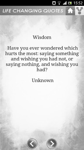Life Changing Quotes is an application with selected quotes. You can ...