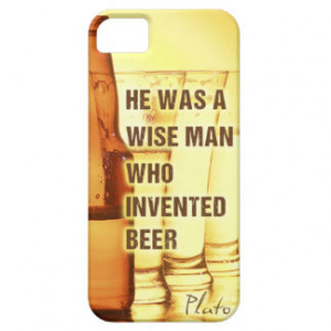 Funny beer quote Plato quote iPhone5 case iPhone 5 Cases