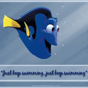 Finding Nemo Dory Just Keep Swimming Image