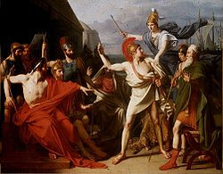 The Wrath of Achilles (1819), by Michel Drolling.
