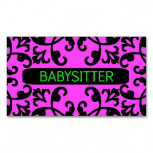 Babysitting Business Cards, 800+ Babysitting Business Card Templates