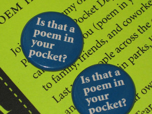 YOU KNOW that today is Poem in Your Pocket Day? Celebrate verse ...