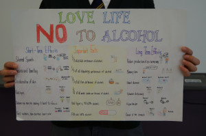Glimpse Into A Classroom: Grade 5 – Alcohol Awareness Posters