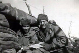 SFC John T. Jones, left, and SFC Ted Olean in Korea in 1951. (Photo ...
