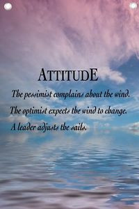 ... about Attitude - Motivational Quotes - Wall Quotes Canvas Banner