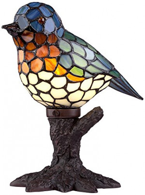 Robert Louis Tiffany Song Bird LED Accent Lamp