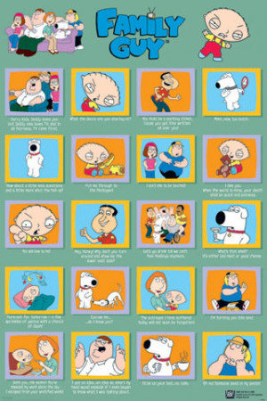 FAMILY GUY - quotes Poster / Kunst Poster