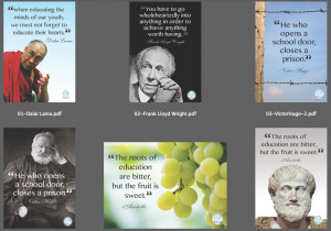 14 Inspirational Quotes about Education Posters
