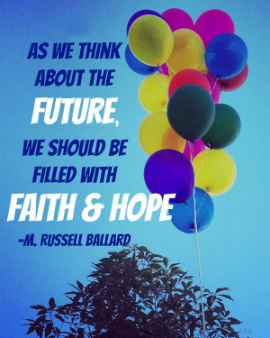 ... LDS quotes about the future and goal setting to herald in the New Year