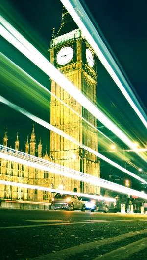 Night Big Ben Light London
